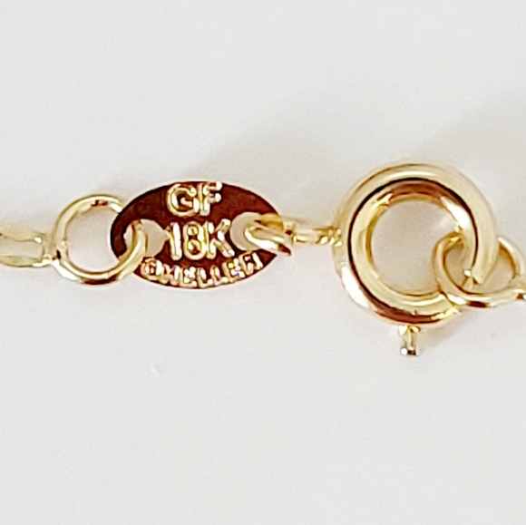 18K Gold filled Hamsa hand necklace. New - Picture 8 of 8